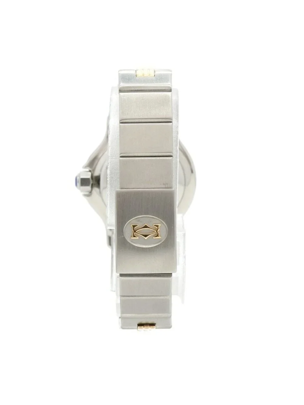Cartier Santos Octagon SM Godron Bracelet White Dial Watch